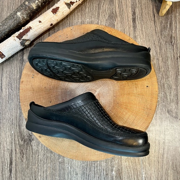 *Birkenstock Footprints | Ashby Woven Leather Mules in Black Size 36/5 N - Picture 9 of 14